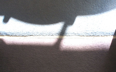 The sun in a doorway