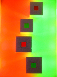 Red and Green: Close Up