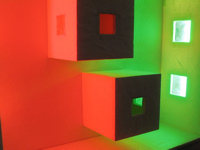 Red and Green: Left Close Up