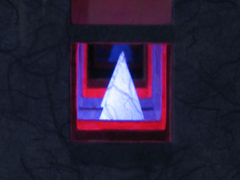 Cone in red setting