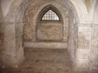 One of the alcoves to the right